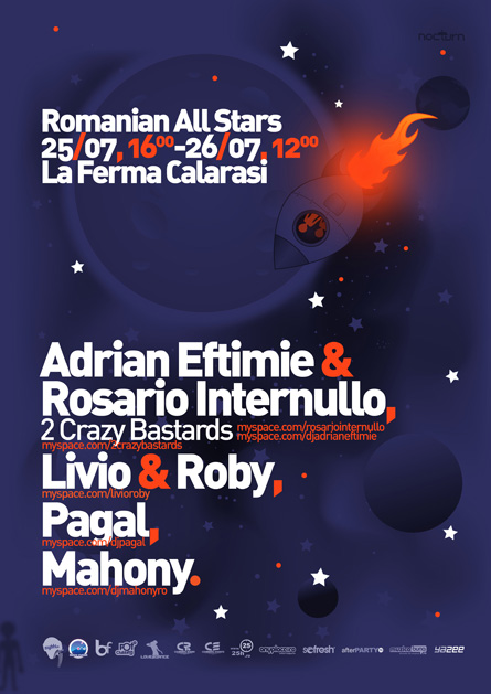 romanian all stars: adrian eftimie, rosario internullo, livio, roby, pagal