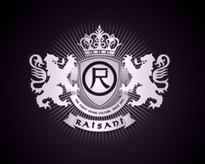  Raisani Records, Dubai, EAU, electronic music, records label, party organizer, events organizer, 5 years, 5 years anniversary, anniversary logo, anniversary, logo, logos, logo design by Alex Tass