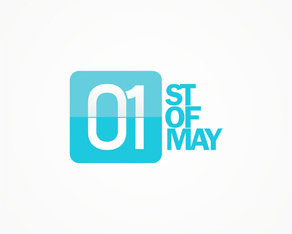 1st of May, online, portal, clubbing, party, parties, clubs, Mamaia, seaside, littoral, resort, station, logo, logos, logo design by Alex Tass 