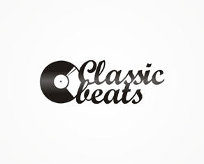  Classic Beats, clubbing, electronic music, classic tunes, radio show, logo, logos, logo design by Alex Tass 
