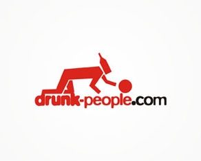 drunk people, fun, funny, pictures, videos, blog, logo, logos, logo design by Alex Tass