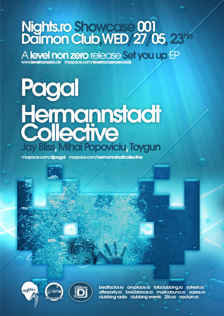 nights.ro showcase 001 @ daimon club: pagal, hermannstadt collective (jay bliss, mihai popoviciu) - Set You Up EP release (Level non zero)
