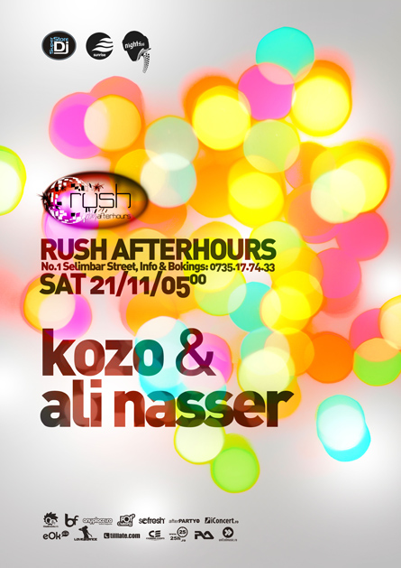 rush afterhours - kozo, ali nasser (dj sneak afterhours)