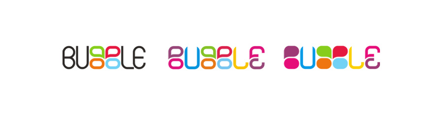 bubble logo (PR management, bookings, label and events agency)
