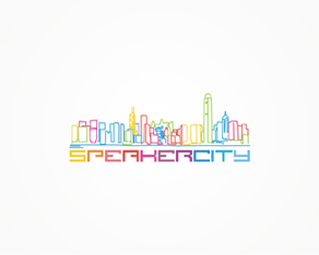  Speakercity, Hong Kong, electronic music, electronic, music, parties, events, organizer, logo, logos, logo design by Alex Tass
