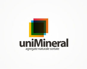  UNI Mineral, stone processing industry, minerals, stone, logo, logos, logo design by Alex Tass 