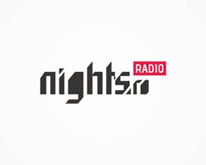  nights.ro, electronic music, website, portal, online radio, radio shows, radio, logo, logos, logo design by Alex Tass 
