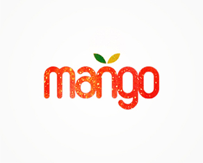 Mango booking agency logo design