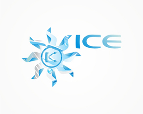  kudos ice, winter electronic music event gathering logo, logos, logo design by Alex Tass 