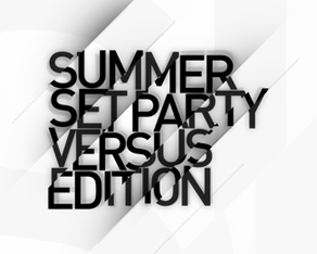  summer set - versus party edition, electronic music event series logo, logos, logo design by Alex Tass 