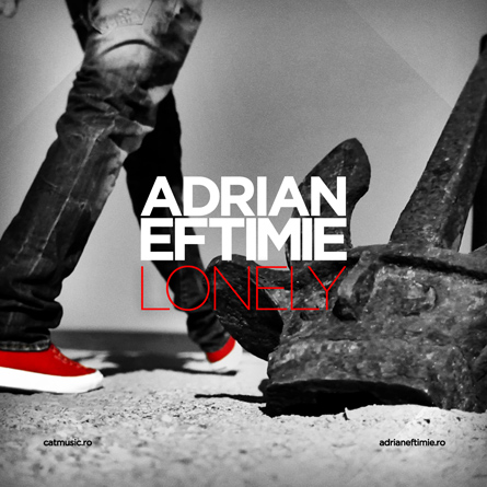 Adrian Eftimie - Lonely - Gina Pistol - Cat Music, Sony Music - single, ep, cd cover design