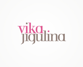 Vika jigulina - music producer, singer and dj - logo design