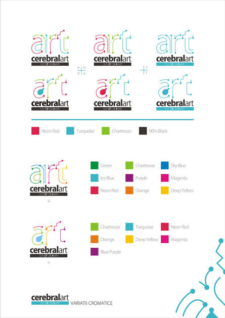 CerebralArt rebranding - logo redesign