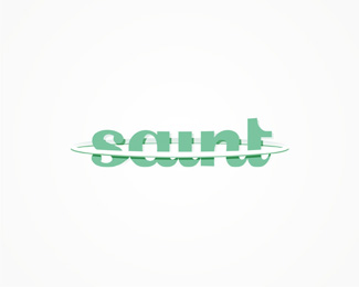 dj saint, electronic music, dj, producer, saint, dj and producer, aura, saint, logo, logos, logo design by Alex Tass and Deividas Bielskis 