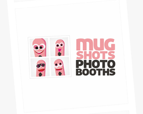 Mugshots Photobooths, Australia, photo booths, photo-booths with attendant, instant filmstrip, instant, pictures, photography, corporate, private, function, logo, logos, logo design by Alex Tass 